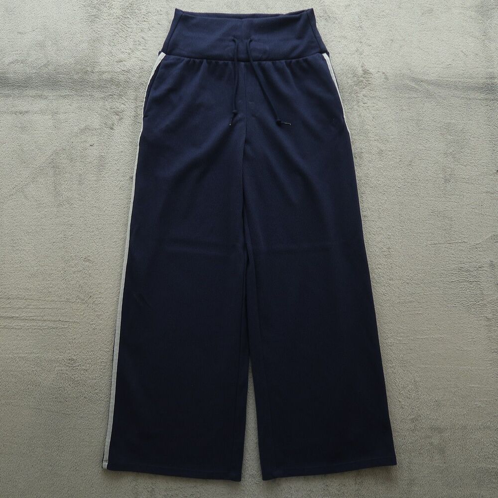 HALARA Pants Women's Size M High-Rise Pull On Baggy Wide-Leg 30" Inseam Stretch